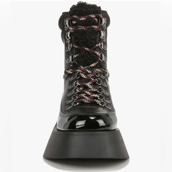 Circus NY by Sam Edelman Women's Gail Black Platform Lace Up Boots Size 9 NEW - Picture 3 of 10